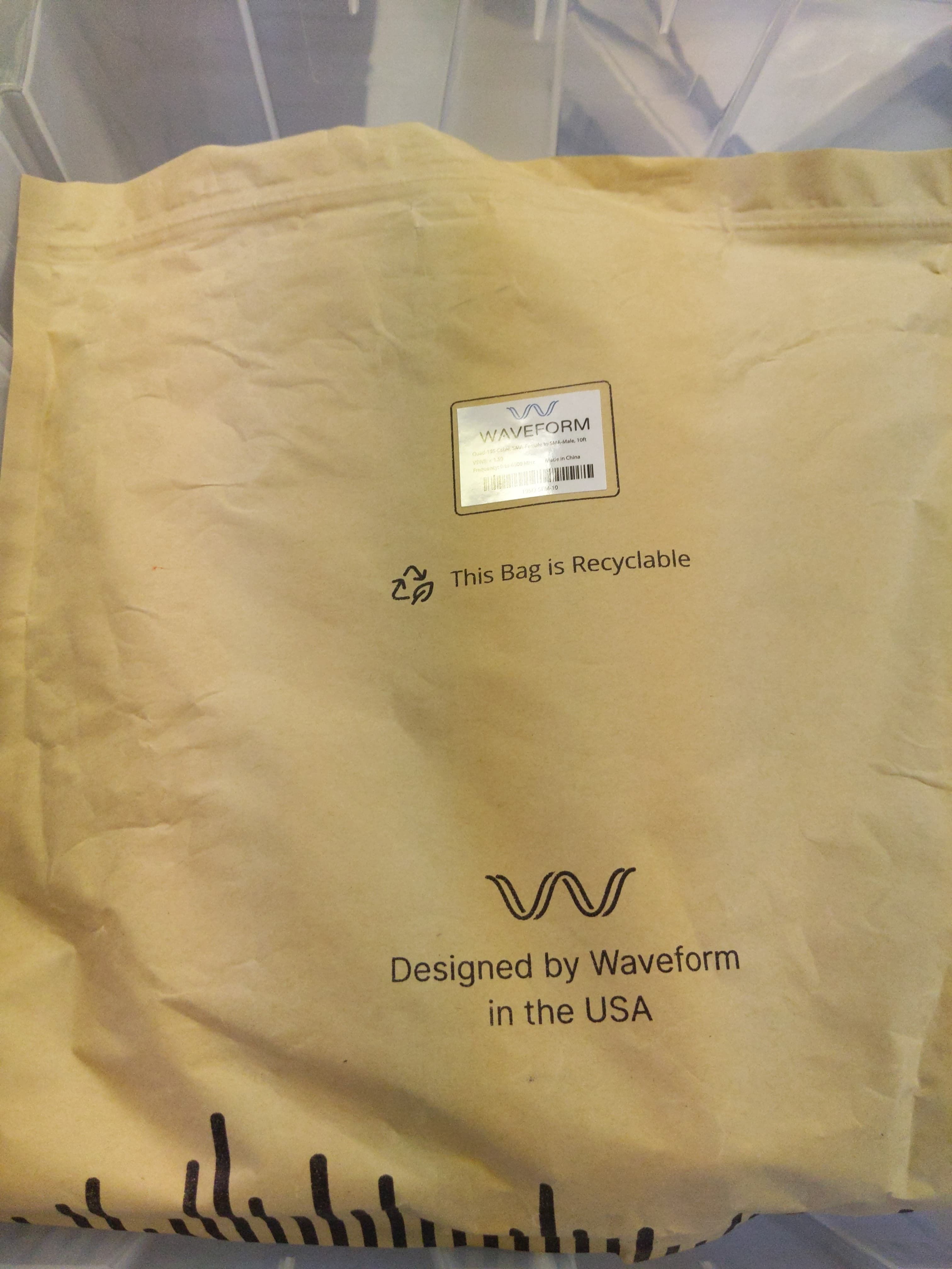 Waveform UltraFlex-Quad: Ultra-Flexible, Low-Loss Quad-195 Extension Cable