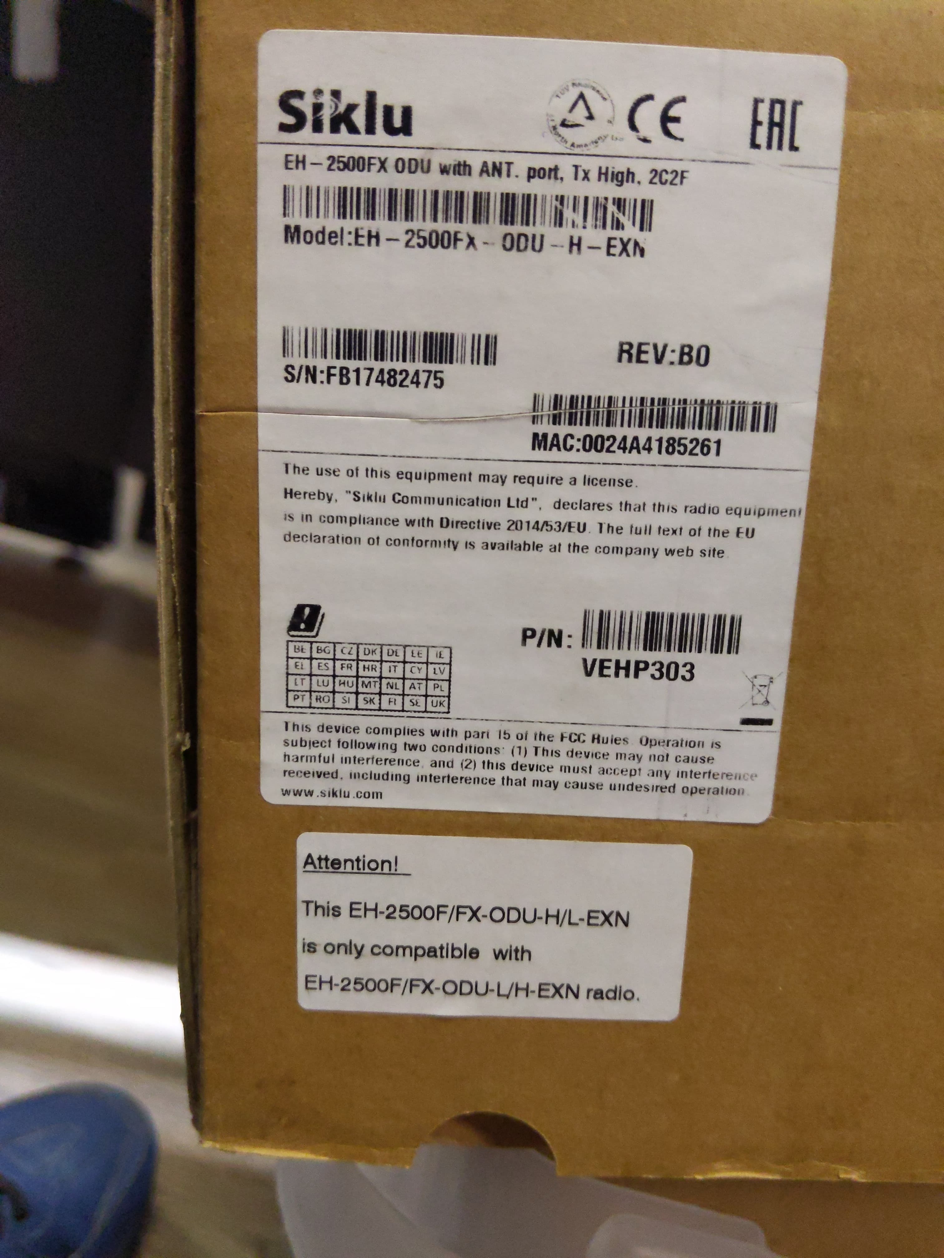 Siklu EH-2500FX-ODU-H-EXN